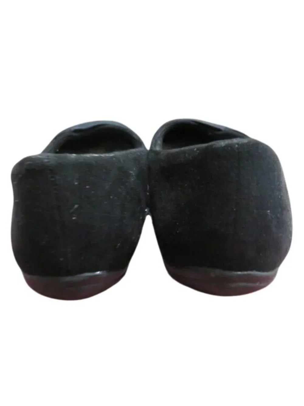 Hotcakes Black Vegan Suede Leather Ballet Flats 8.5